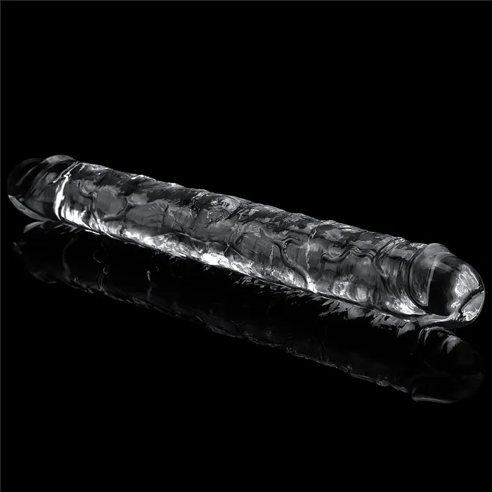Love Toy Dildos Flawless Flexible Double Dildo Transparent 30 cm