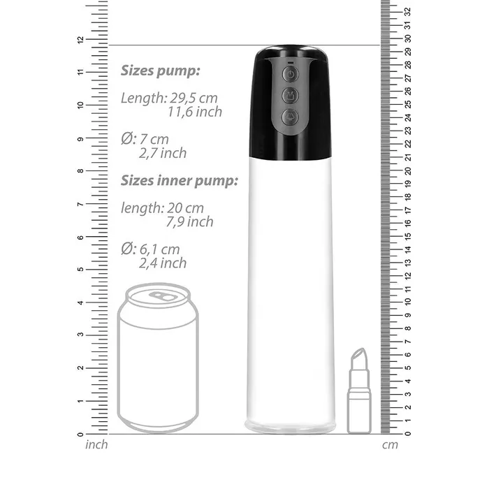 Male Sex Toys Pumped Automatic Cyber Pump Shots Toys