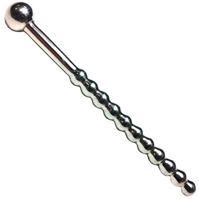 Stainless Steel Beaded Urethral Sound Rouge Garments Male Sex Toys