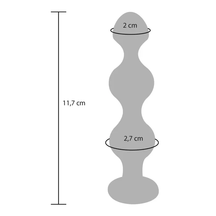 Toy Joy Sex Toys Diamond Star Beads Anal Plug Medium Male Sex Toys