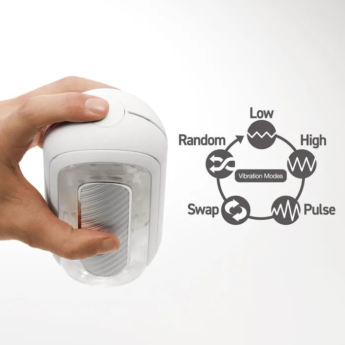 Vibrators Tenga Tenga FLIP ZERO GRAVITY EV ELECTRONIC VIBRATION WHITE