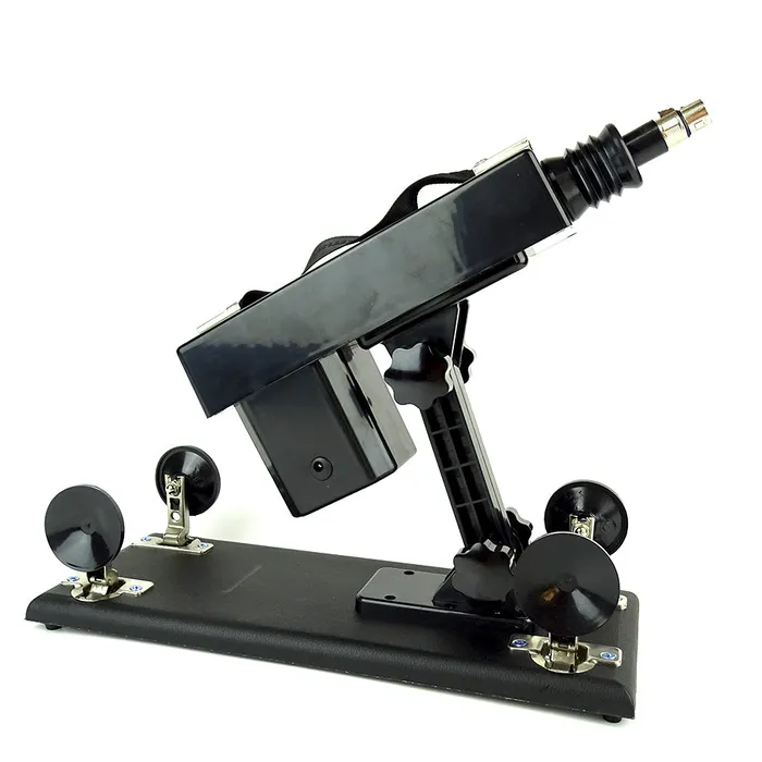 A6 Sex Machine Kit with Realistic Dildo and Extension Pole Black SexyPlay Female Sex Toys
