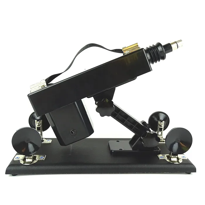 A6 Sex Machine Kit with Realistic Dildo and Extension Pole Black SexyPlay Female Sex Toys