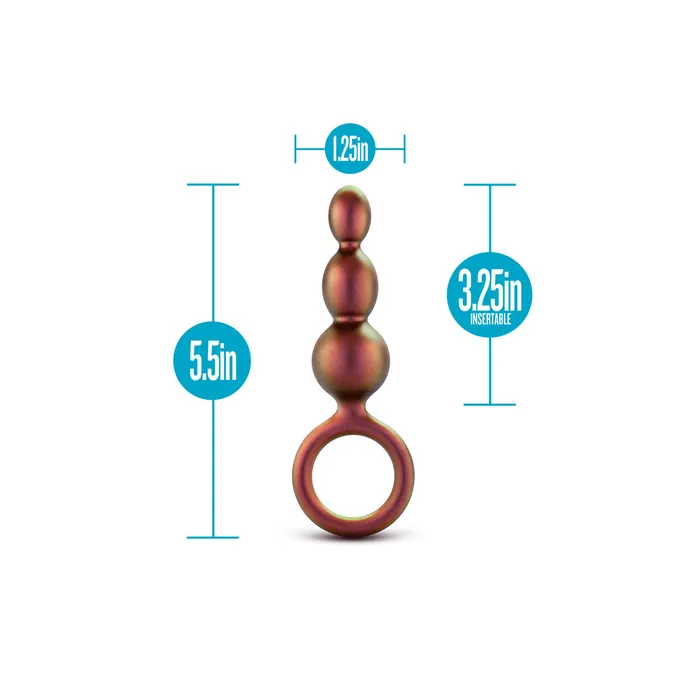 Anal Adventures Matrix Beaded Loop Butt Plug Blush Novelties Anal