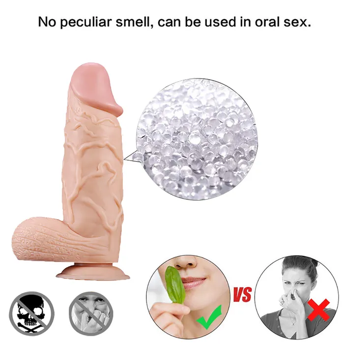 DY Female Sex Toys DY 1141 Titan Super Giant Realistic Dildo Flesh