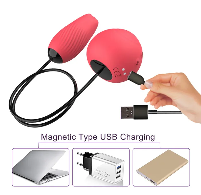 Female Sex Toys JRL DoubleEnded Rose Sucking Stimulator Bullet Egg Vibrator JRL