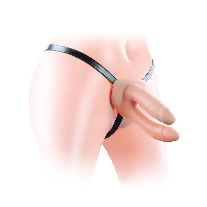 Female Sex Toys Lovetoy Lovetoy Unisex Hollow Double Strap On 6 Inch