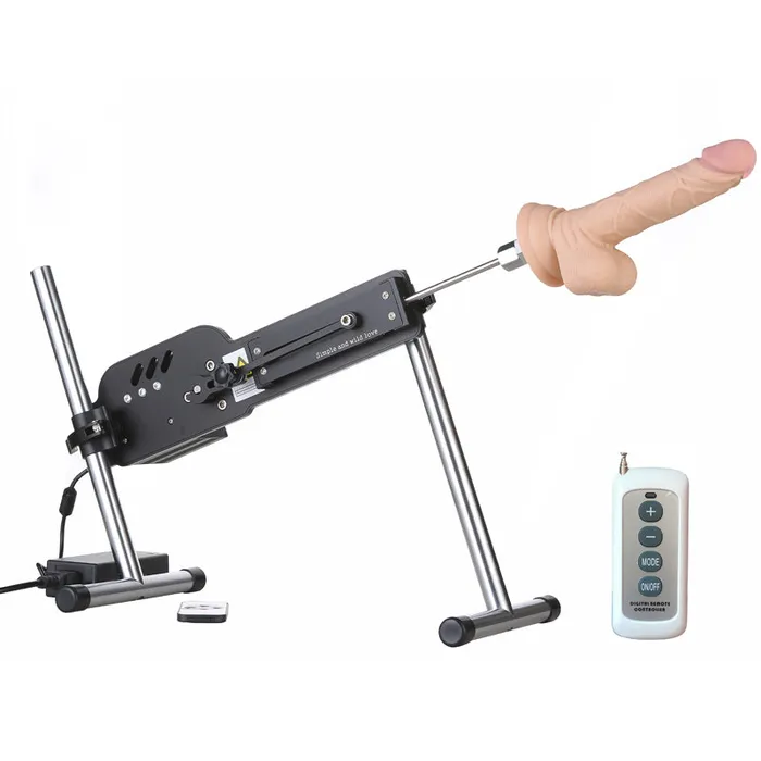 Female Sex Toys SexyPlay Giant Remote Control Sex Machine Kit with Realistic Dildo 30cm Extension Pole Female Sex Toys SexyPlay Giant Remote Control Sex Machine Kit with Realistic Dildo 30cm Extension Pole