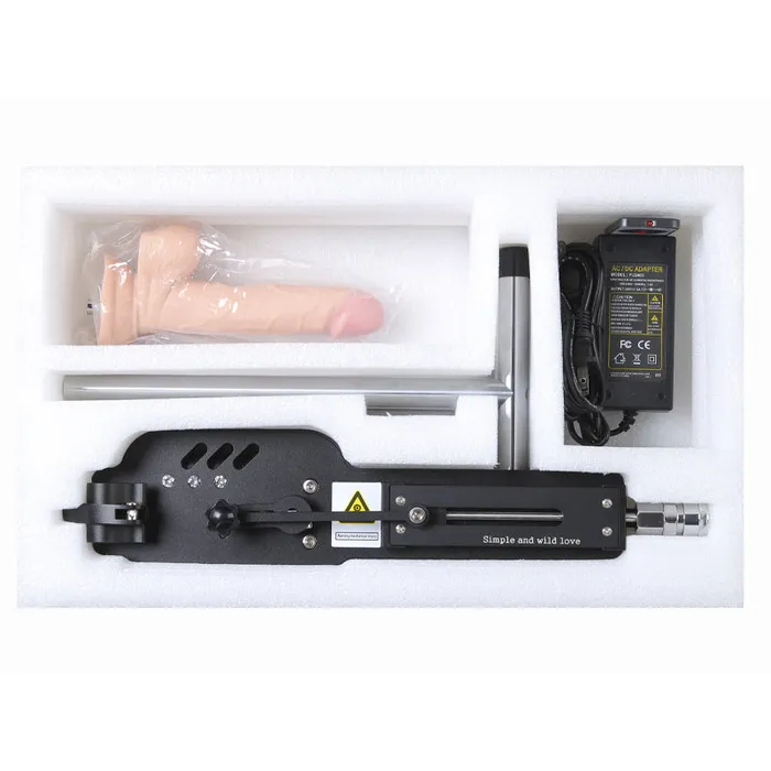 Female Sex Toys SexyPlay Giant Remote Control Sex Machine Kit with Realistic Dildo 30cm Extension Pole