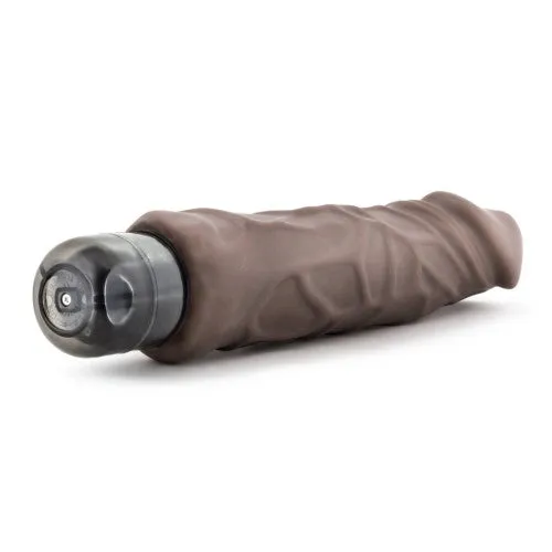 Female Sex Toys X5 Plus Hard On Vibrating 9inch Dildo Brown Blush Novelties