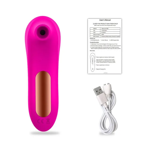 Kinkpod Powerful Silicone Vibrating Sucker Vacuum for Females Male Sex Toys Kinkpod Powerful Silicone Vibrating Sucker Vacuum for Females Male Sex Toys