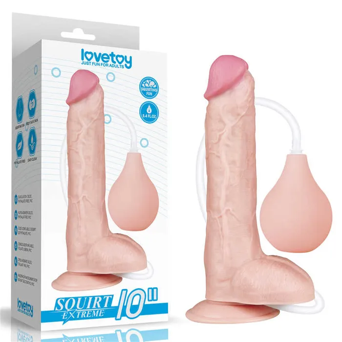 LOVETOY 10 Realistic Squirt Extreme Dildo LOVETOY Female Sex Toys
