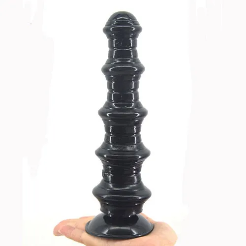 Male Sex Toys Kinkpod 216cm L x 6cm W Pagoda plug with suction cup big dilator massage expanding stimulator