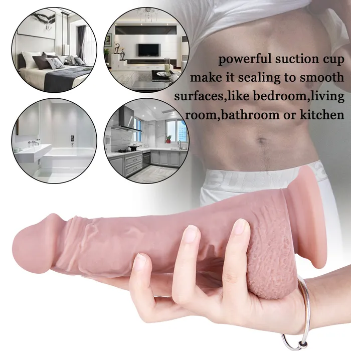 MD 827 Thick Silicone Realistic Dildo MD Female Sex Toys