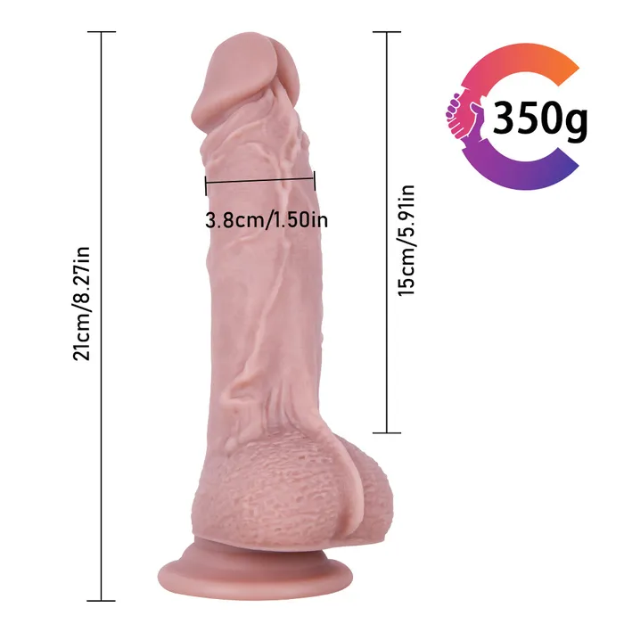 MD 827 Thick Silicone Realistic Dildo MD Female Sex Toys