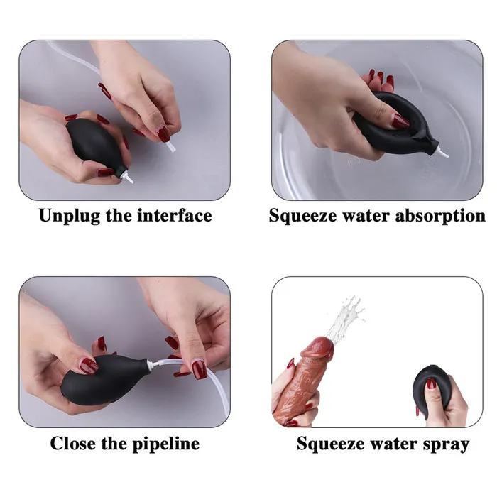 MD Cuty Squirting Dildo with Suction Cup Brown MD Female Sex Toys
