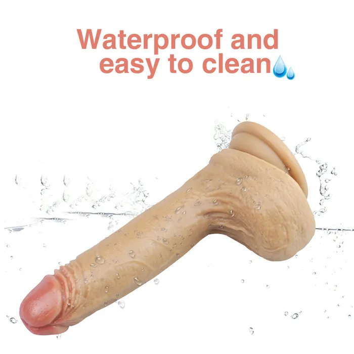 MD Female Sex Toys MD Breaking Silicone Realistic Dildo Brown