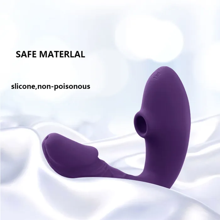 MOLE Vibrators MOLE Clit Suction GSpot Vibrator Dildo Purple