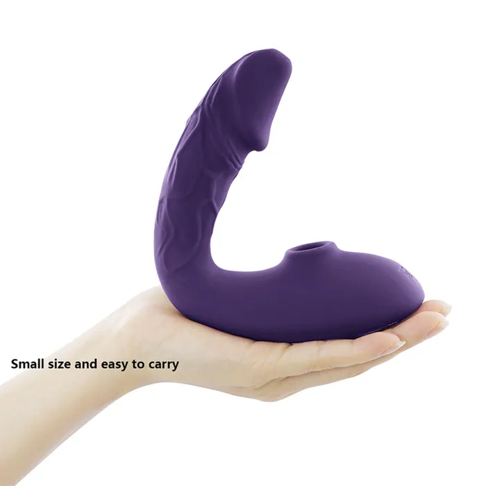 MOLE Vibrators MOLE Clit Suction GSpot Vibrator Dildo Purple