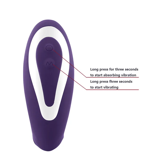 MOLE Vibrators MOLE Clit Suction GSpot Vibrator Dildo Purple