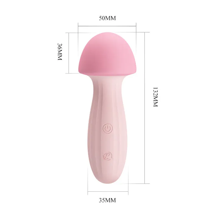 Pretty Love Vibrators Pretty Love Mushroom Wand Vibrator