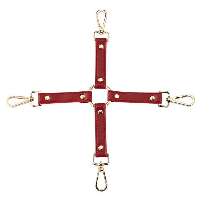 RYSC Couples RY BDSM Luxury Fetish Restraint Bondage Kit 6 Pcs Red with Bag