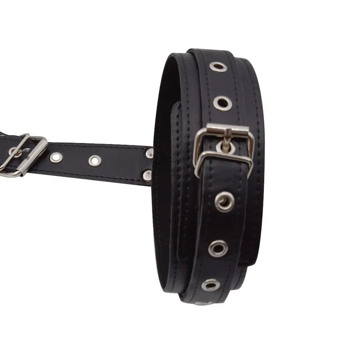 SexyPlay Couples BDSM Bondage Kit Collar with Handcuffs Ankle Cuffs Restraint Strap