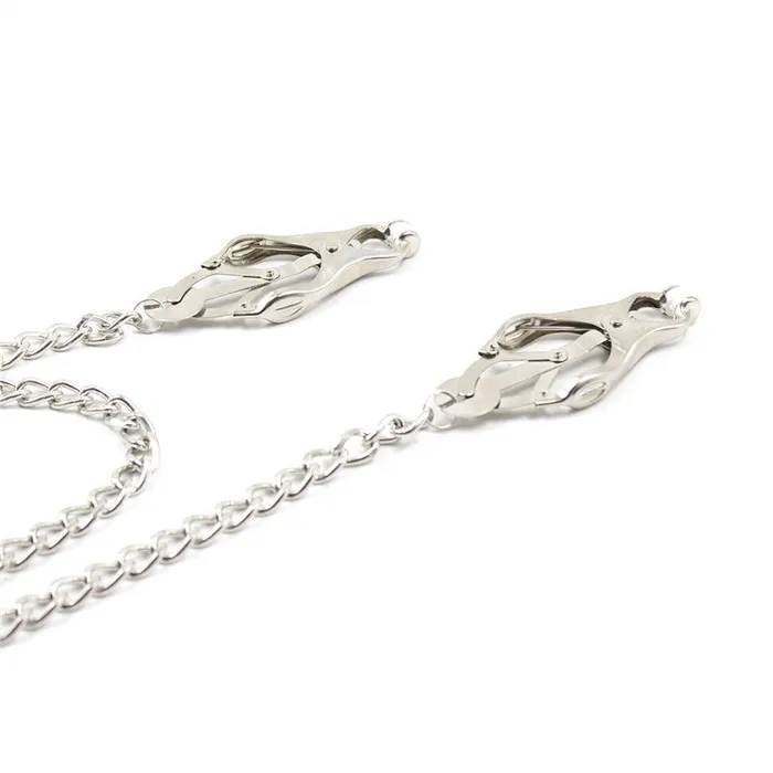 SexyPlay Female Sex Toys 3 in 1 BDSM Cosplay Collar Metal Nipple Clamps