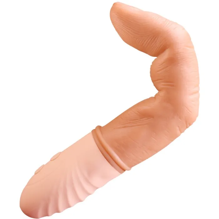 SexyPlay Female Sex Toys KATO Realistic Finger Dildo AutoHeating GSpot Vibrator