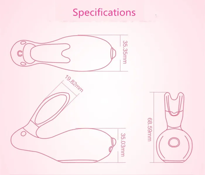 WOWYES 7C Remote Control Wearable Rabbit Vibrator WOWYES Female Sex Toys